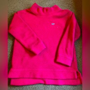Pink vineyards vines fleece. Kids size small